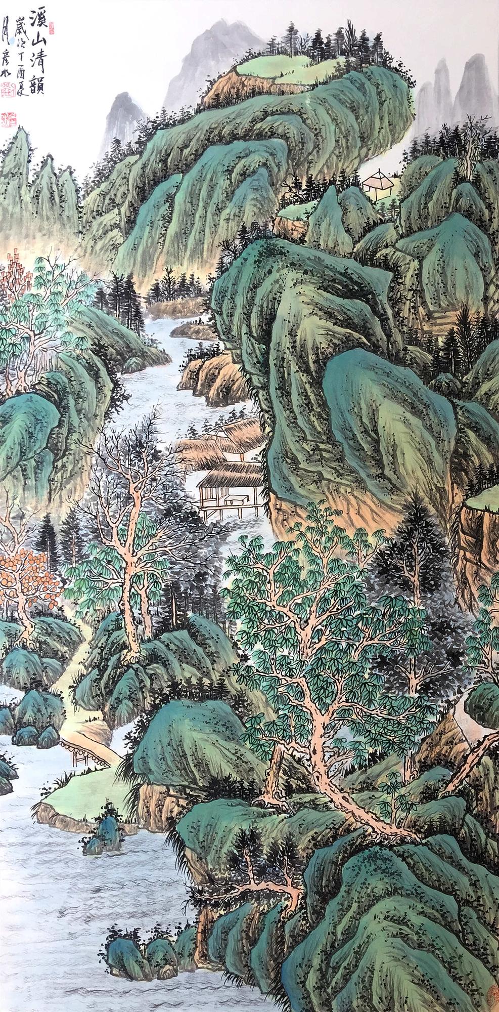 刘彦水山水画作品精选图片